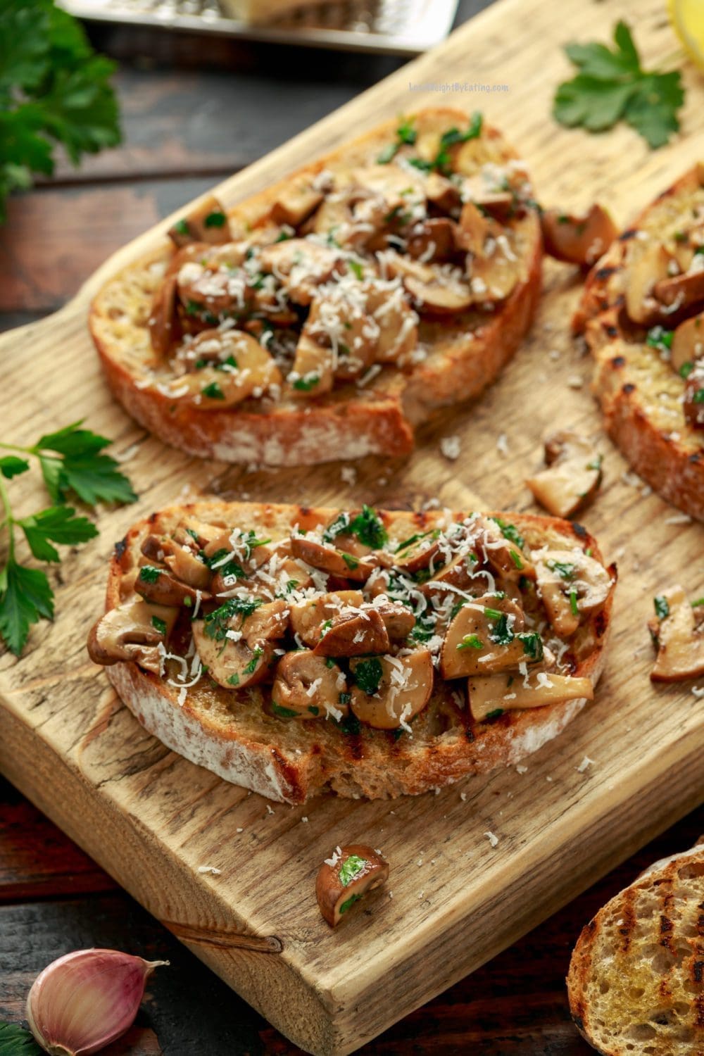 Low Calorie Mushroom Toasts Lose Weight By Eating