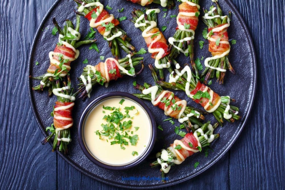 Low Calorie Bacon Wrapped Green Bean Bundles Lose Weight By Eating