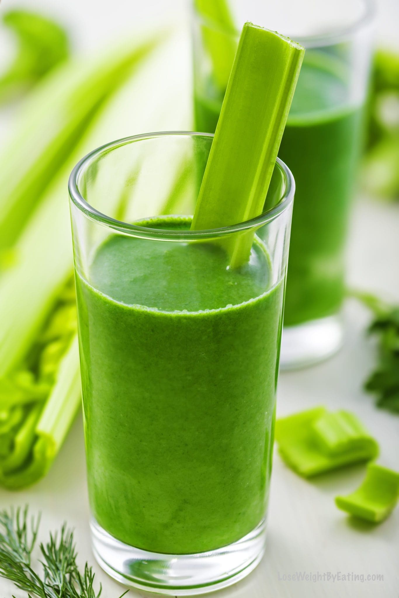 Low Calorie Celery Smoothie for Weight Loss Lose Weight By Eating