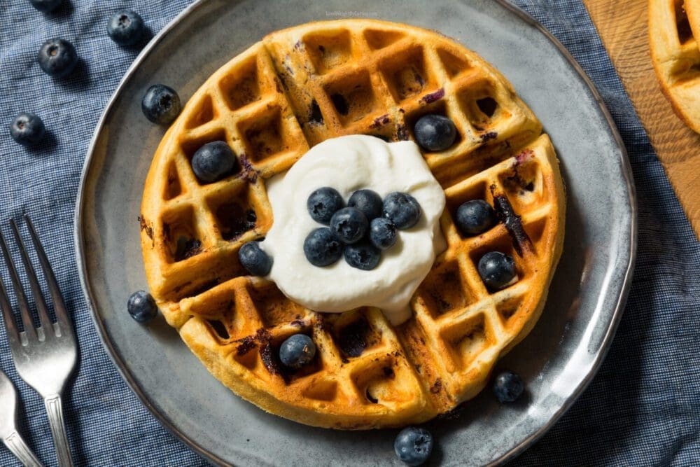Low Calorie Blueberry Waffles Lose Weight By Eating