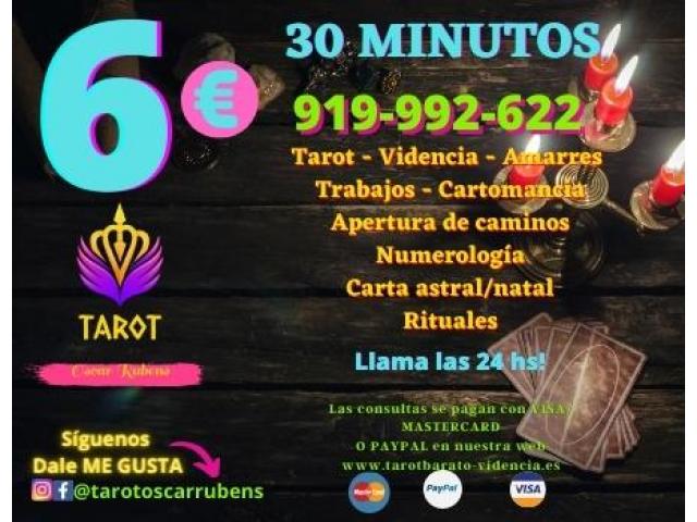 Tarot barato /carta natal /horoscopo 6€/ 30 min en