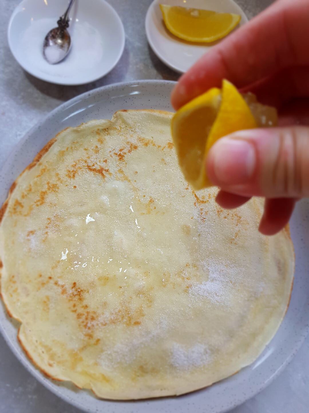 lemon + sugar crepes lo's kitchen