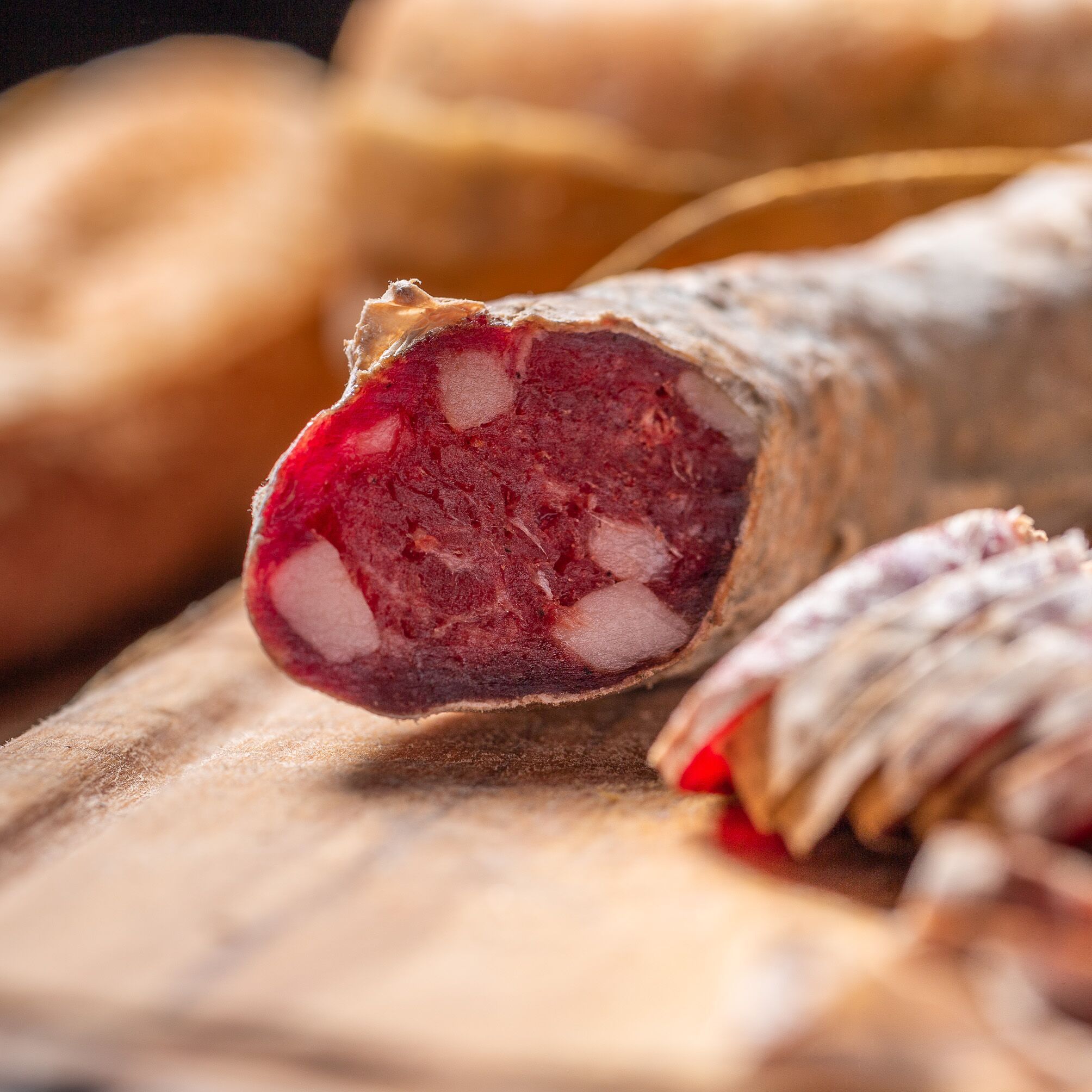 SALAME CHACARERO, ELABORACIÓN ARTESANAL, BASTON Los Pinicos