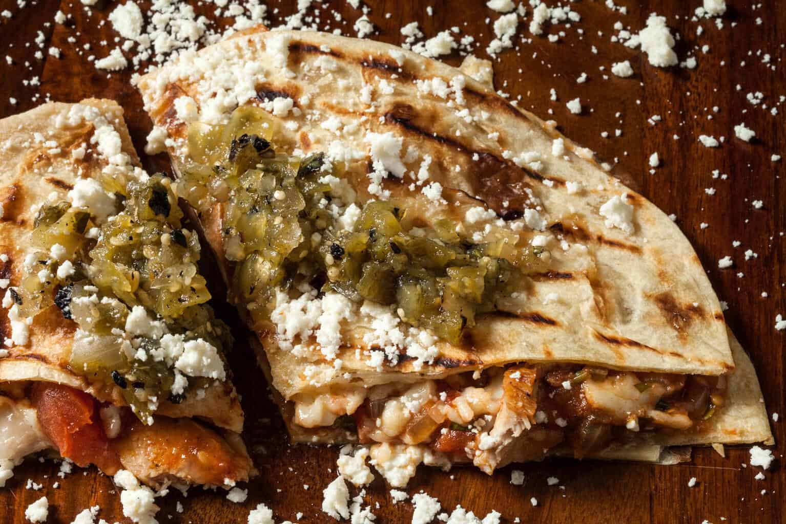 Receta Quesadillas de puerco con chipotle Sabores de México y el Mundo