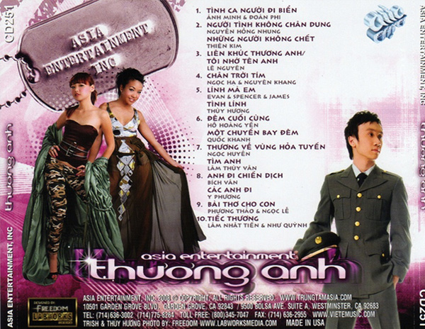 Thương Anh asia 251 Cửa hàng đĩa CD Đĩa MD Nhạc lossless Sài Gòn