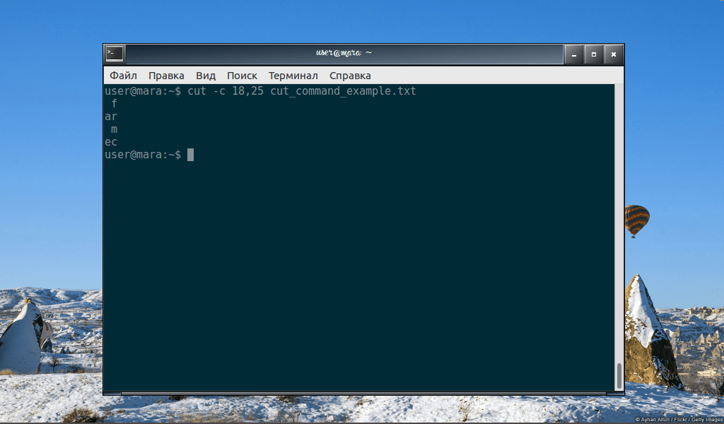Команда cut Linux Losst
