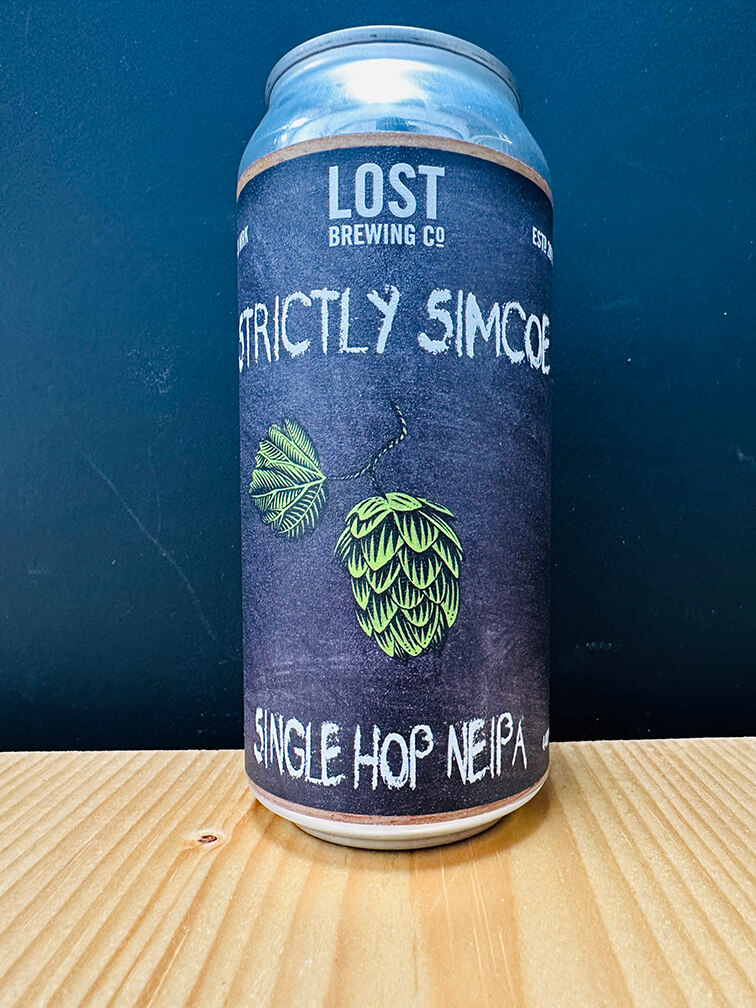 Strictly Simcoe 440ml Can NEIPA 7 Limited Edition Lost Brewing Co
