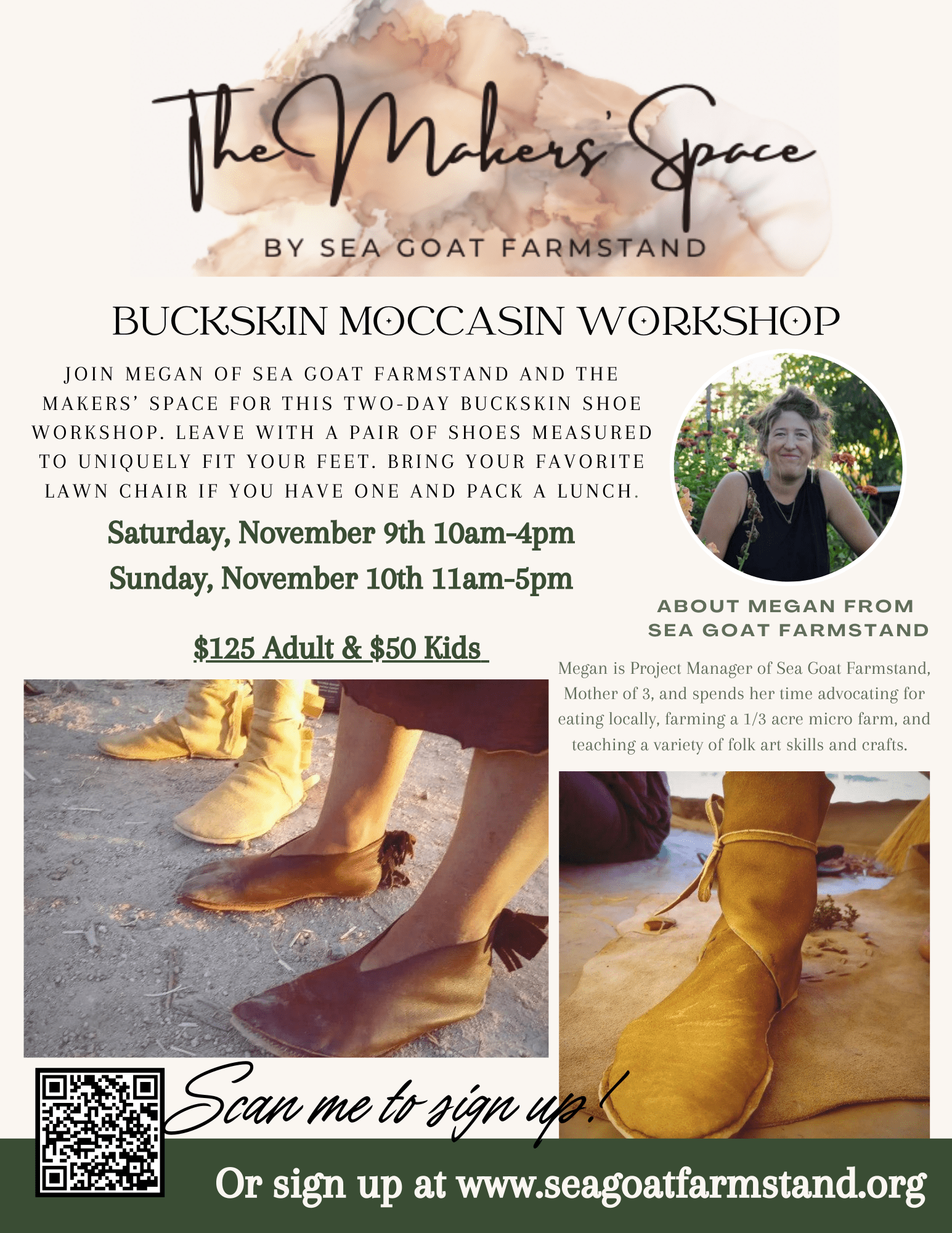 Leather Shoe with Megan of Sea Goat Farmstand Lost Coast