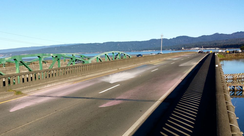 What's Up With Those Paint Splatters on the Freeway? Lost Coast