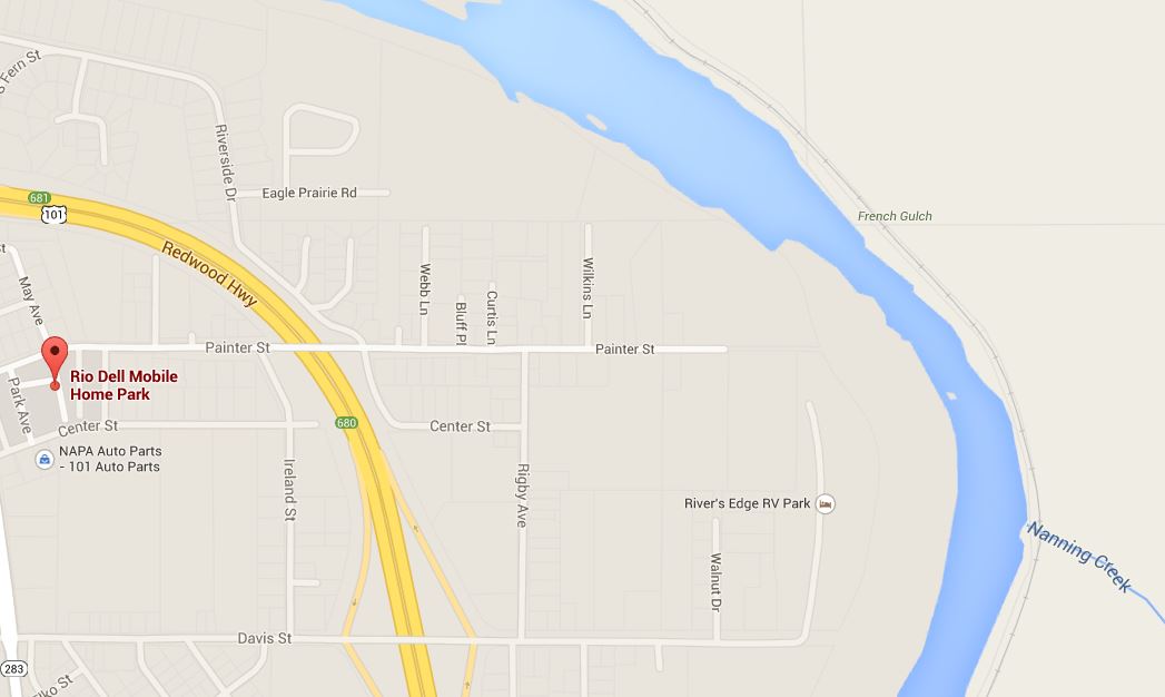 [UPDATE 240 p.m.] Naked Woman Rescued Across the River From Rio Dell