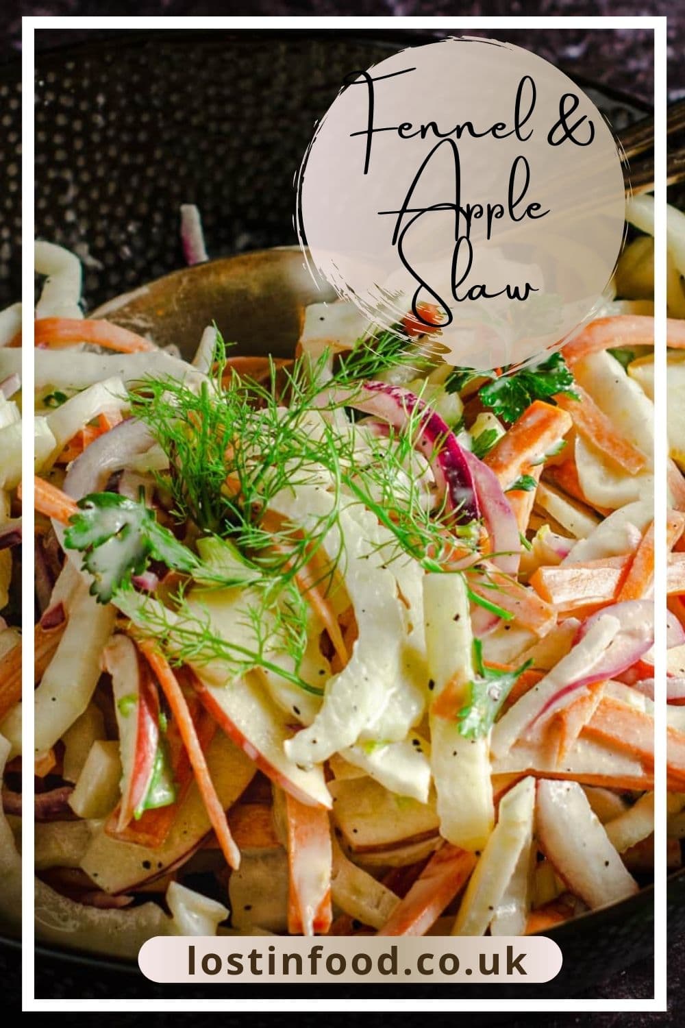 Fennel & Apple Slaw Lost in Food