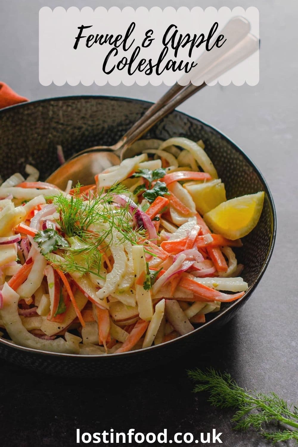 Fennel & Apple Slaw Lost in Food