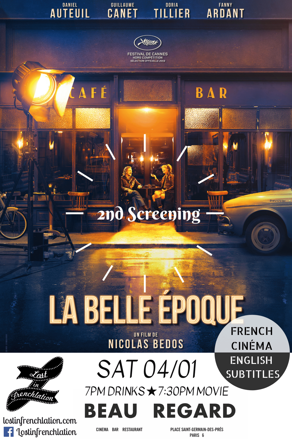 La Belle Epoque Lost in Frenchlation French Films / English Subtitles / Paris