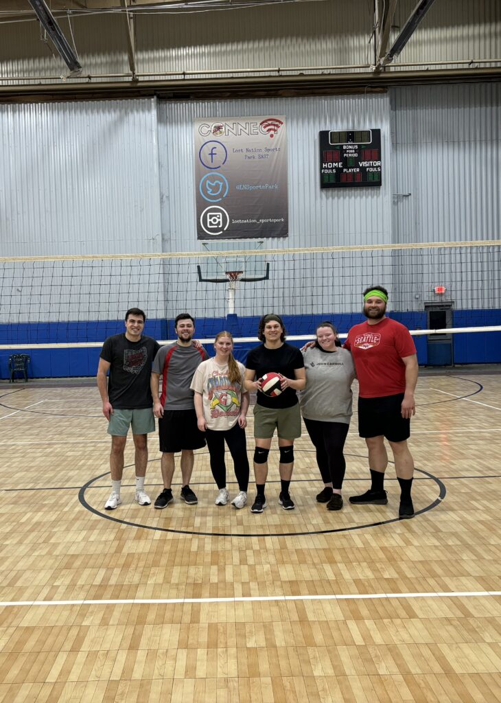 Winter 2024 COED Volleyball Champs Lost Nation Sports Park