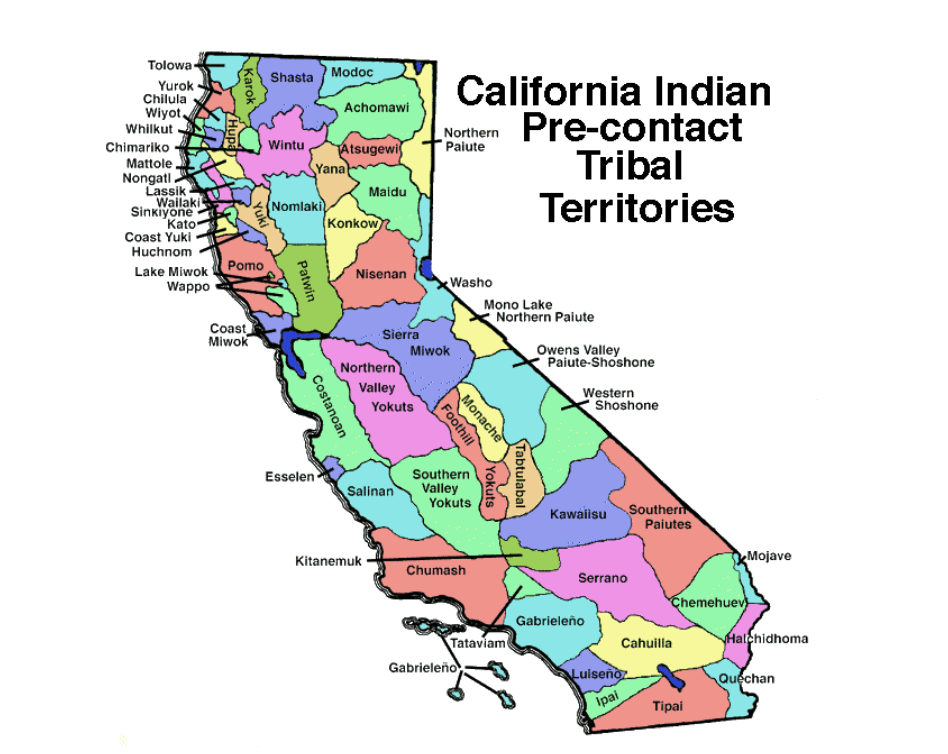 California Native American Map