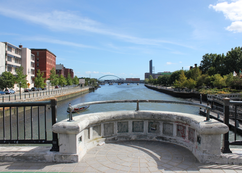 Providence River from Crawford Street Bridge, Providence, RI Lost New