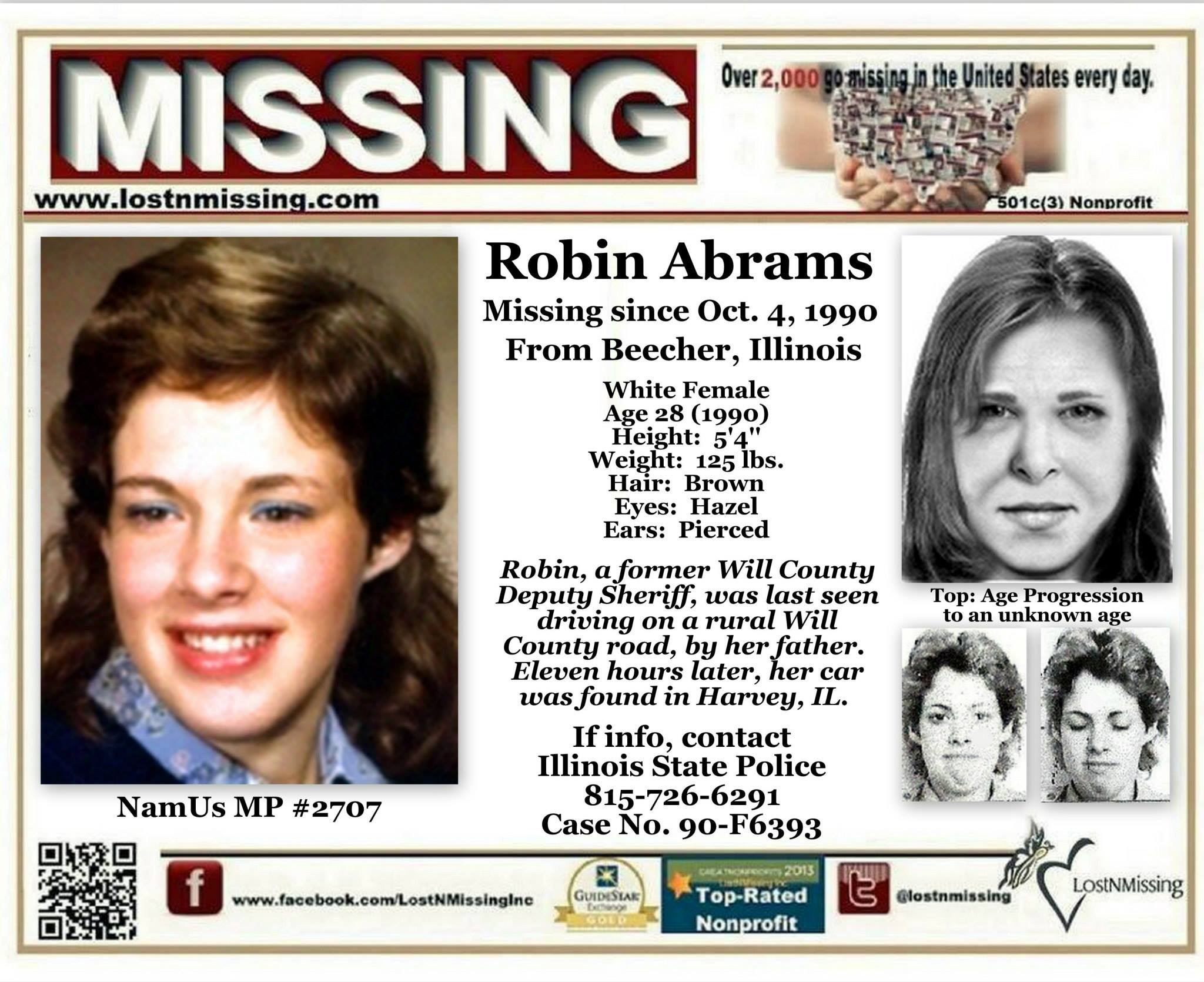 Robin Abrams October 4, 1990 From Beecher, IL