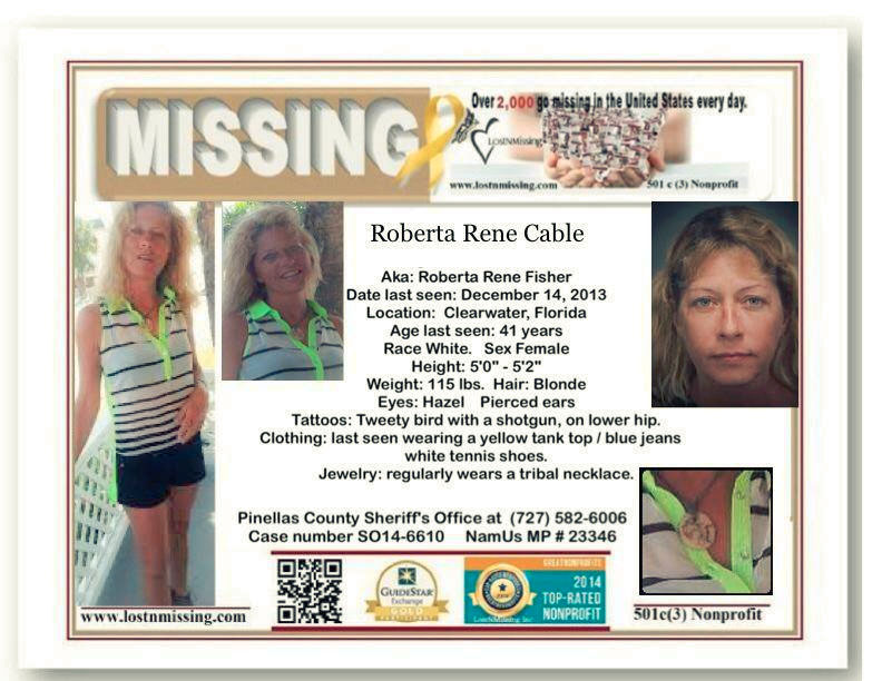 Roberta Cable December 14, 2013 Clearwater, FL