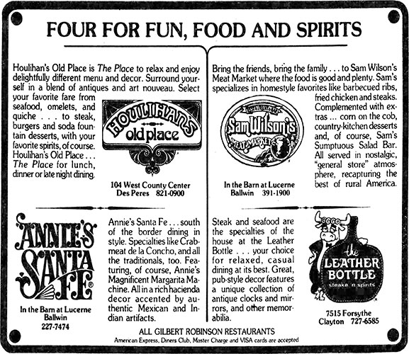 Lost Tables Gilbert/Robinson