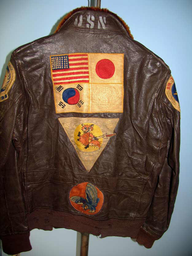 Original G1 Flight Jacket Korean War VC35 CVA9 Air Task Group Two