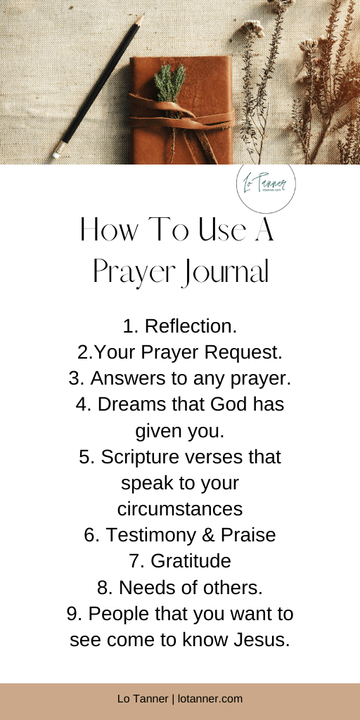 How to Start A Prayer Journal Let's Talk Bible Study