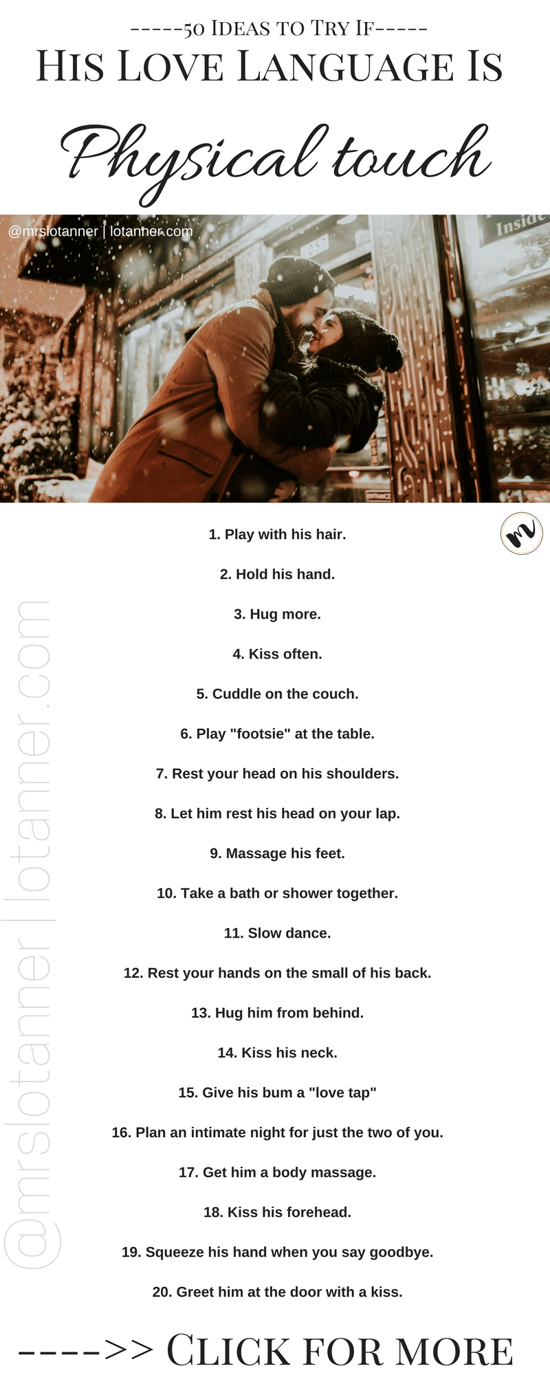 ‘My love language is physical touch’ : r/TwoXChromosomes