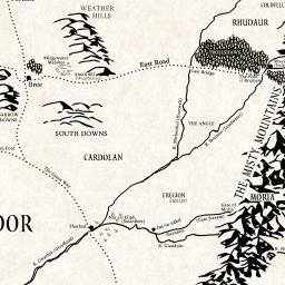 Hobbit Map Of Middle Earth Interactive Map Of Middle-Earth - Lotrproject