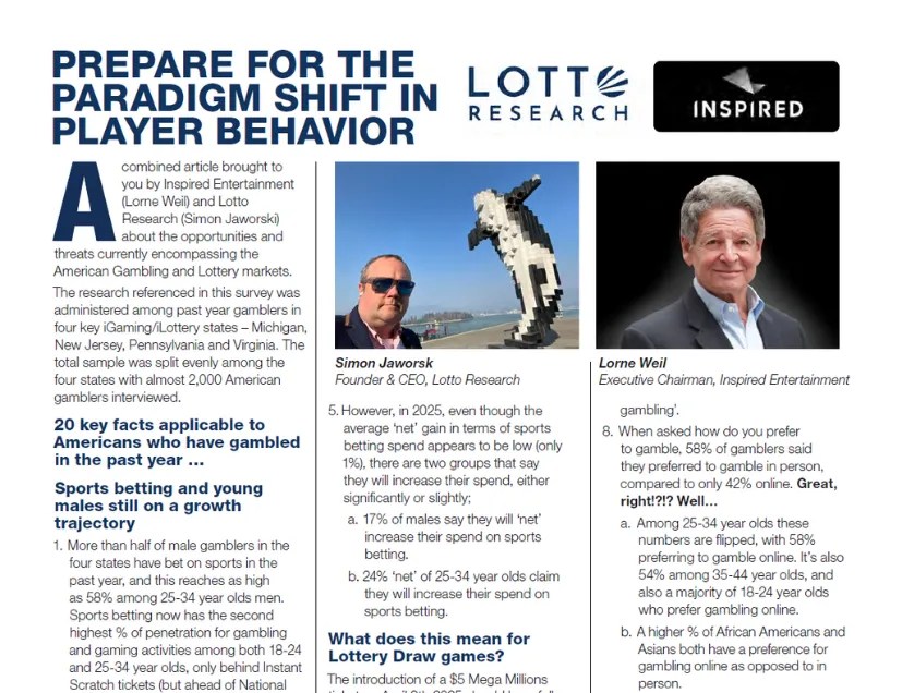 Prepare for the Paradigm Shift in Player Behavior LottoResearch