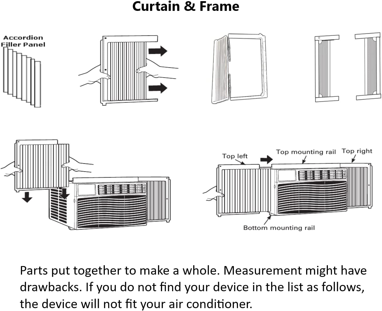 Window Air Conditioner Side Panels Kit Lotus Jade