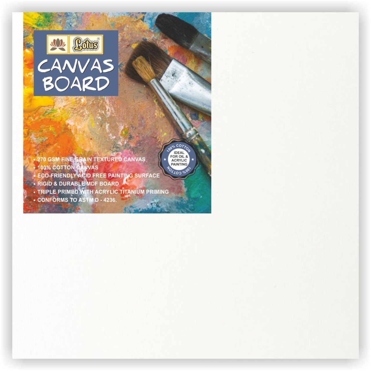 Lotus Canvas Board Lotus Stationery