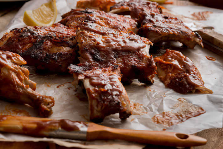 CajunFried Baby Back Ribs LouAna Peanut Oil