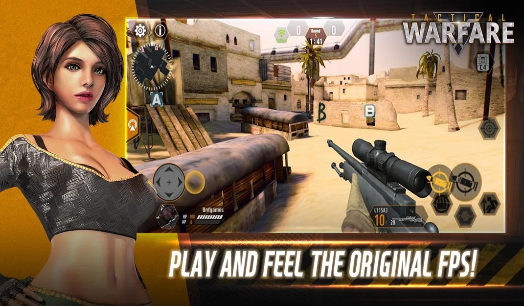 JOGO TOP DE FPS PARA ANDROID E IOS Tactical Warfare Loucura Game