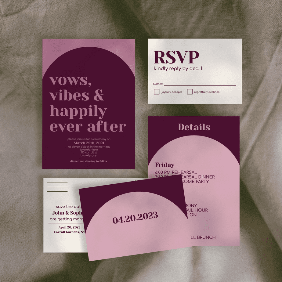 Where to Print Invitations from Etsy Loud Bride