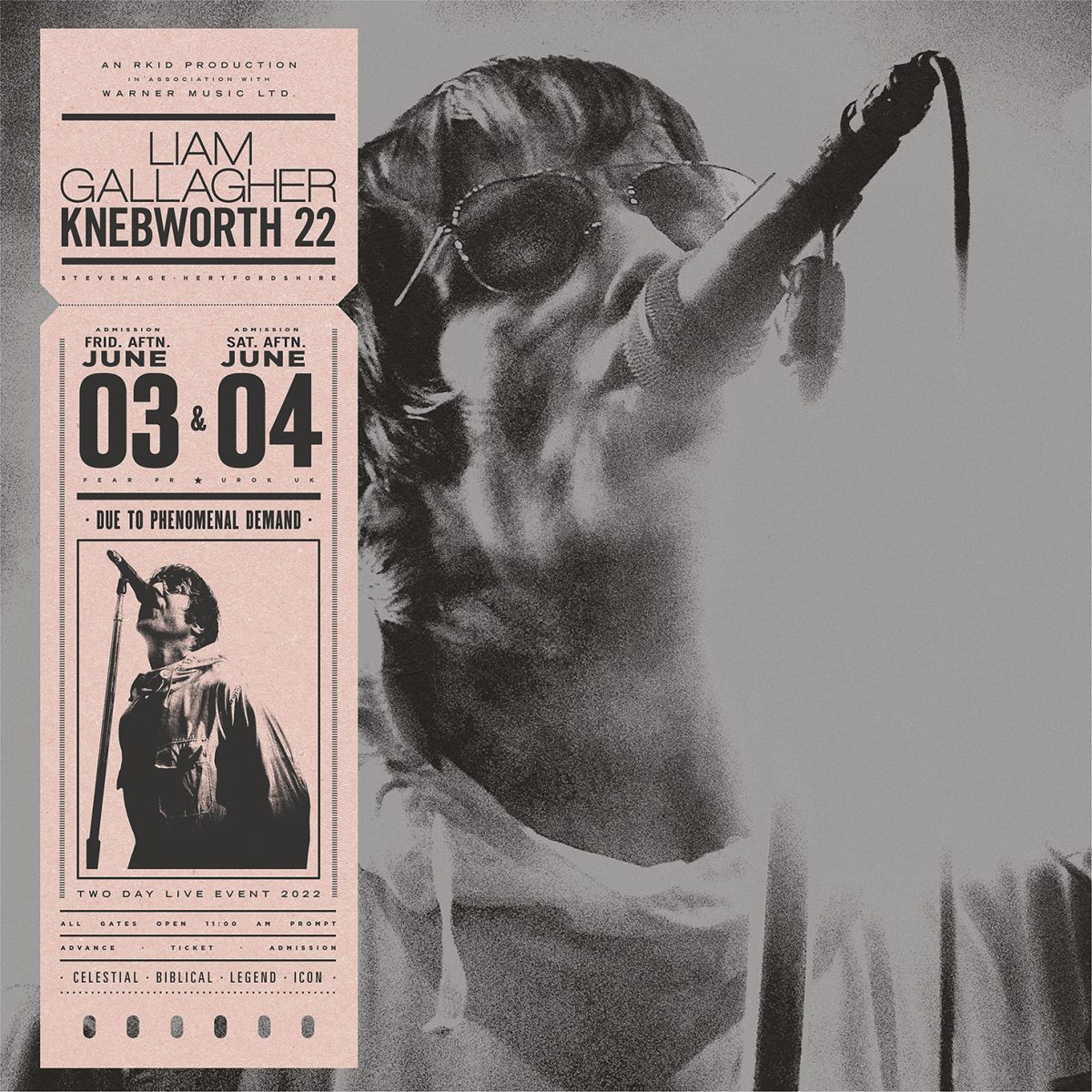 Liam Gallagher announces Knebworth 22 Live Album