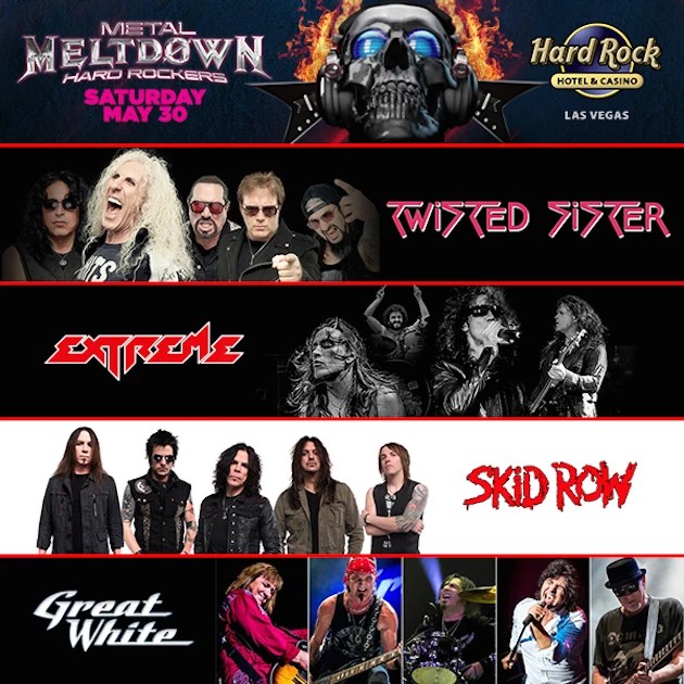 Twisted Sister + More to Play Hard Rock Las Vegas' Metal Meltdown