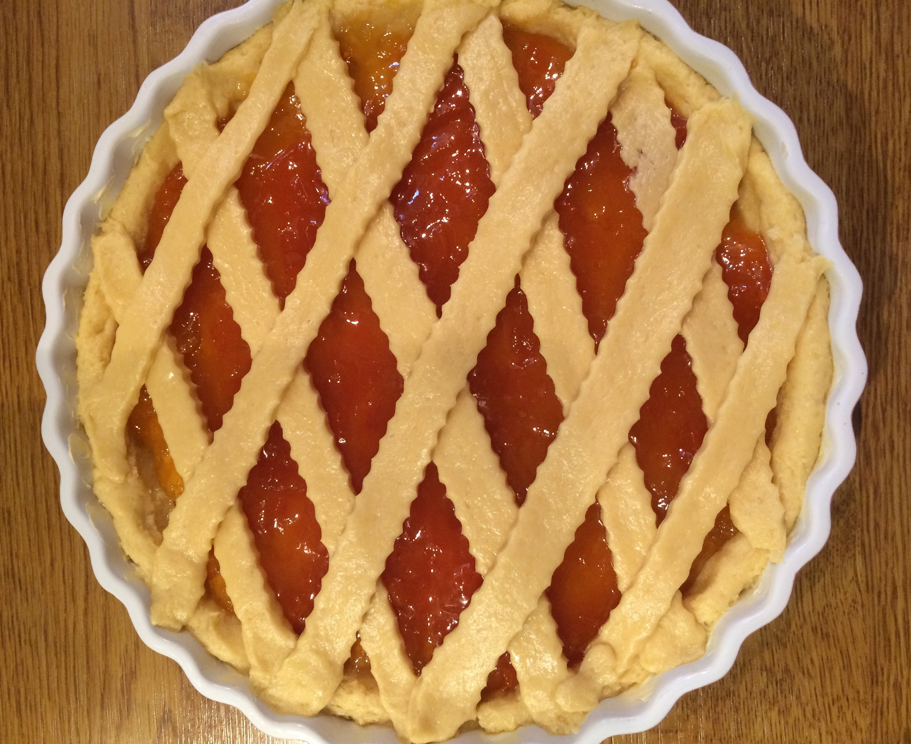 Apricot Jam Tart Lou in the Kitchen