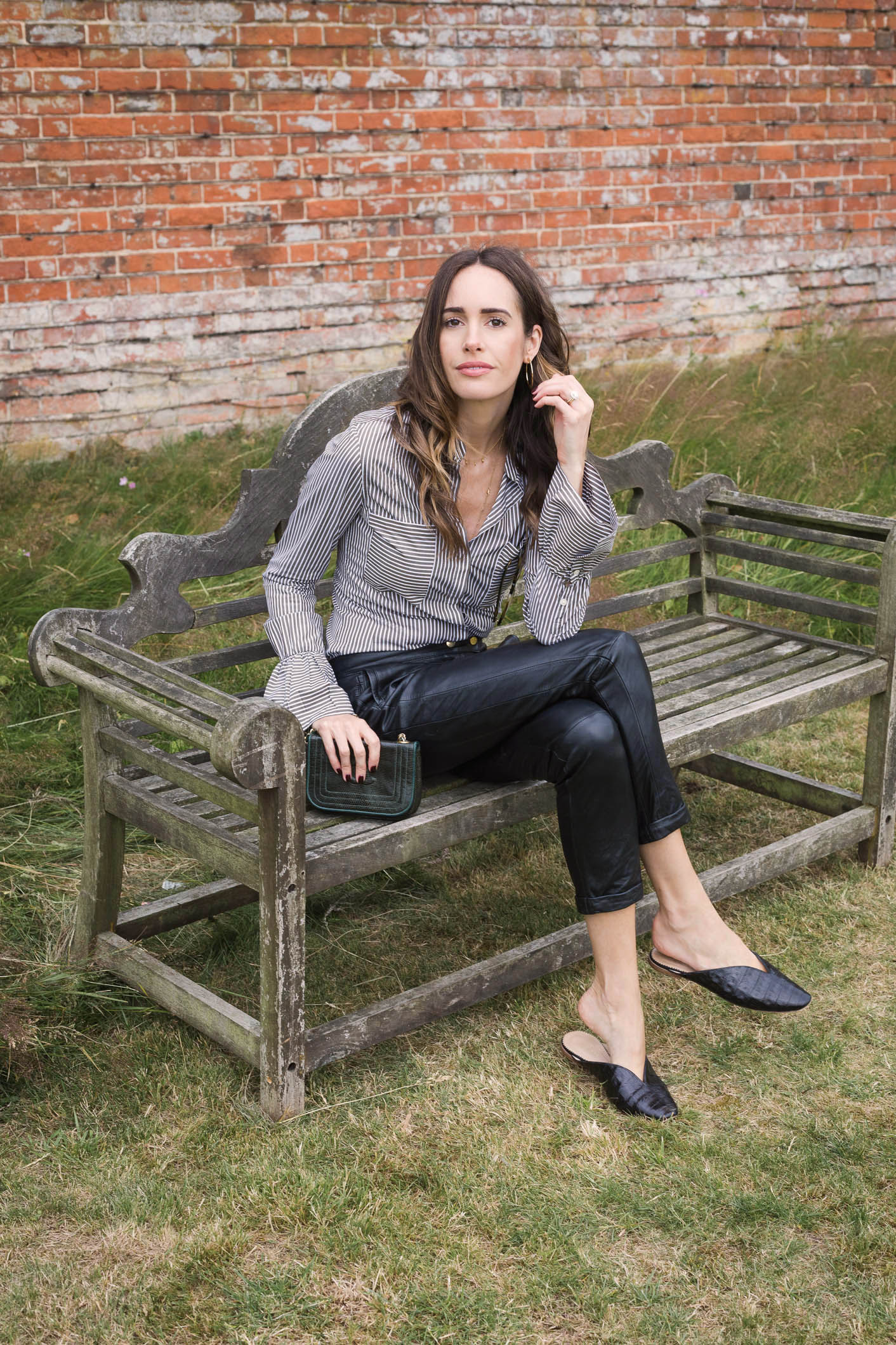 How To Wear Leather Pants From Work To Cocktails Front Roe by Louise Roe