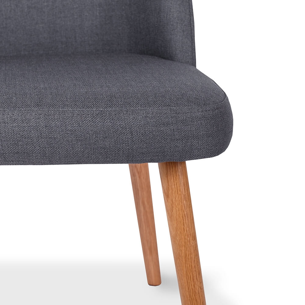 MELLE DARK GREY DINING CHAIR Lounge & Living