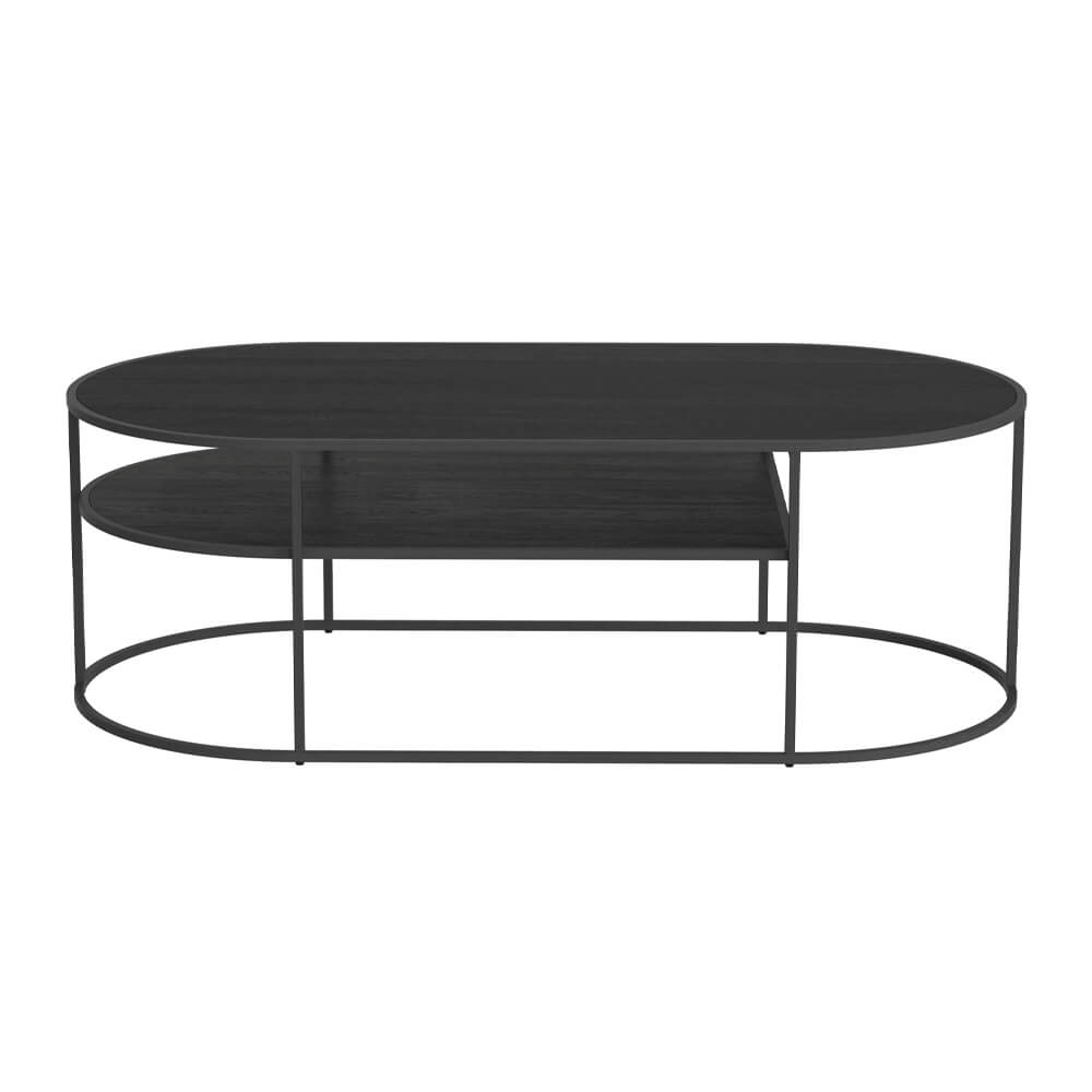 DECO COFFEE TABLE OAK BLACK Lounge & Living