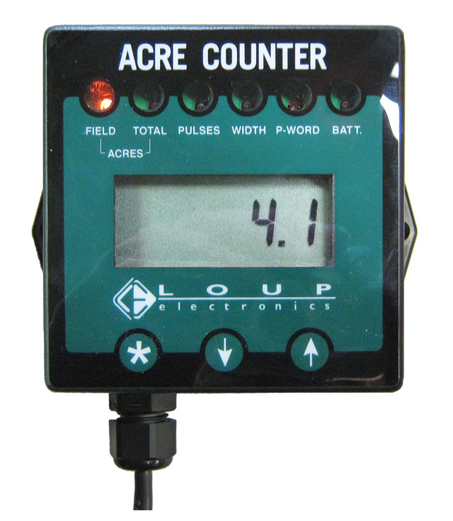 Loup Acre Counter Accumulated Acres Battery Powered Universal