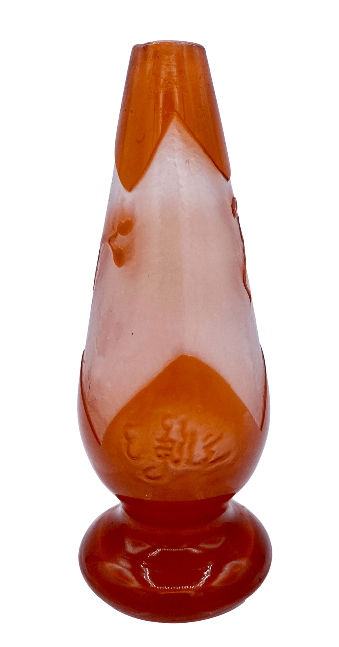 Conical vase Émile Gallé Loval Antiques