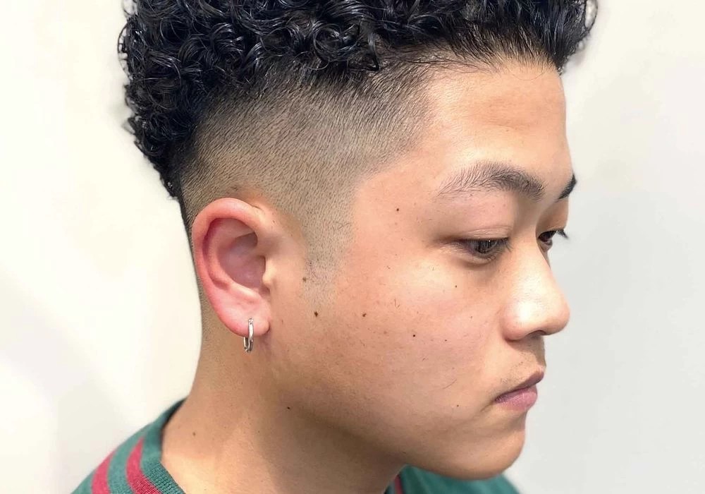 Slam Dunk, มิยางิ เรียวตะ, ดัดผมกลม, ดัดผมชาย ผู้ชาย Afro ร้านทำผมของ Daikanyama ให้บริการท