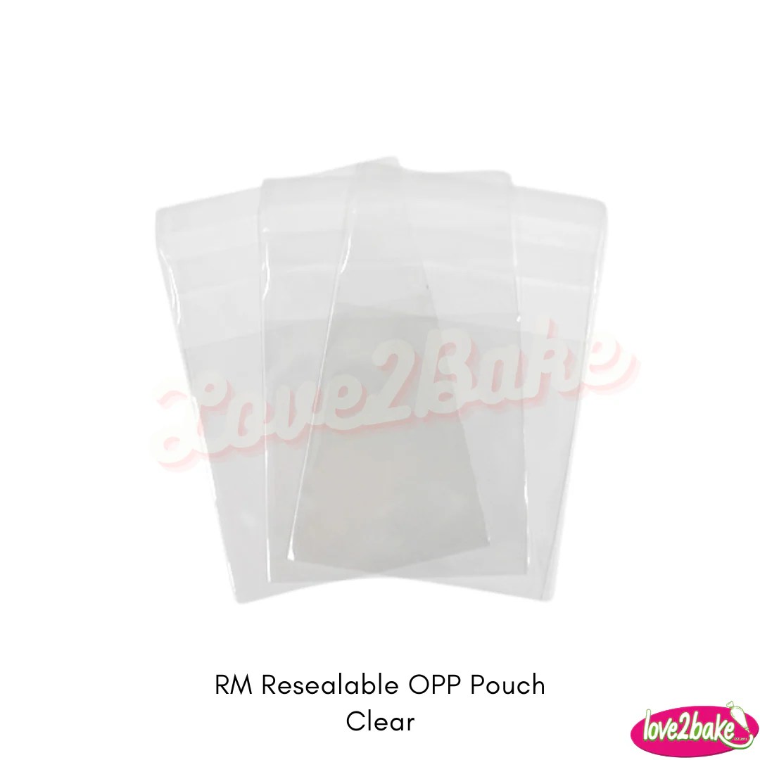 RM Resealable OPP Clear Plastic Pouch Love2Bake Philippines