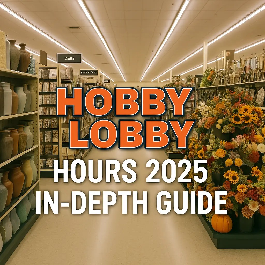 Hobby Lobby Hours 2025 InDepth Guide love a happy home