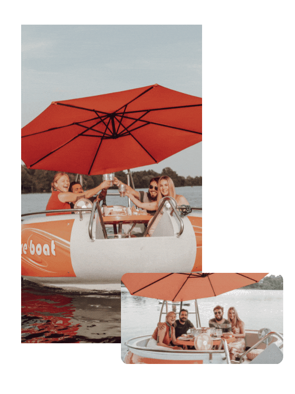 Kayaks Love and Boat