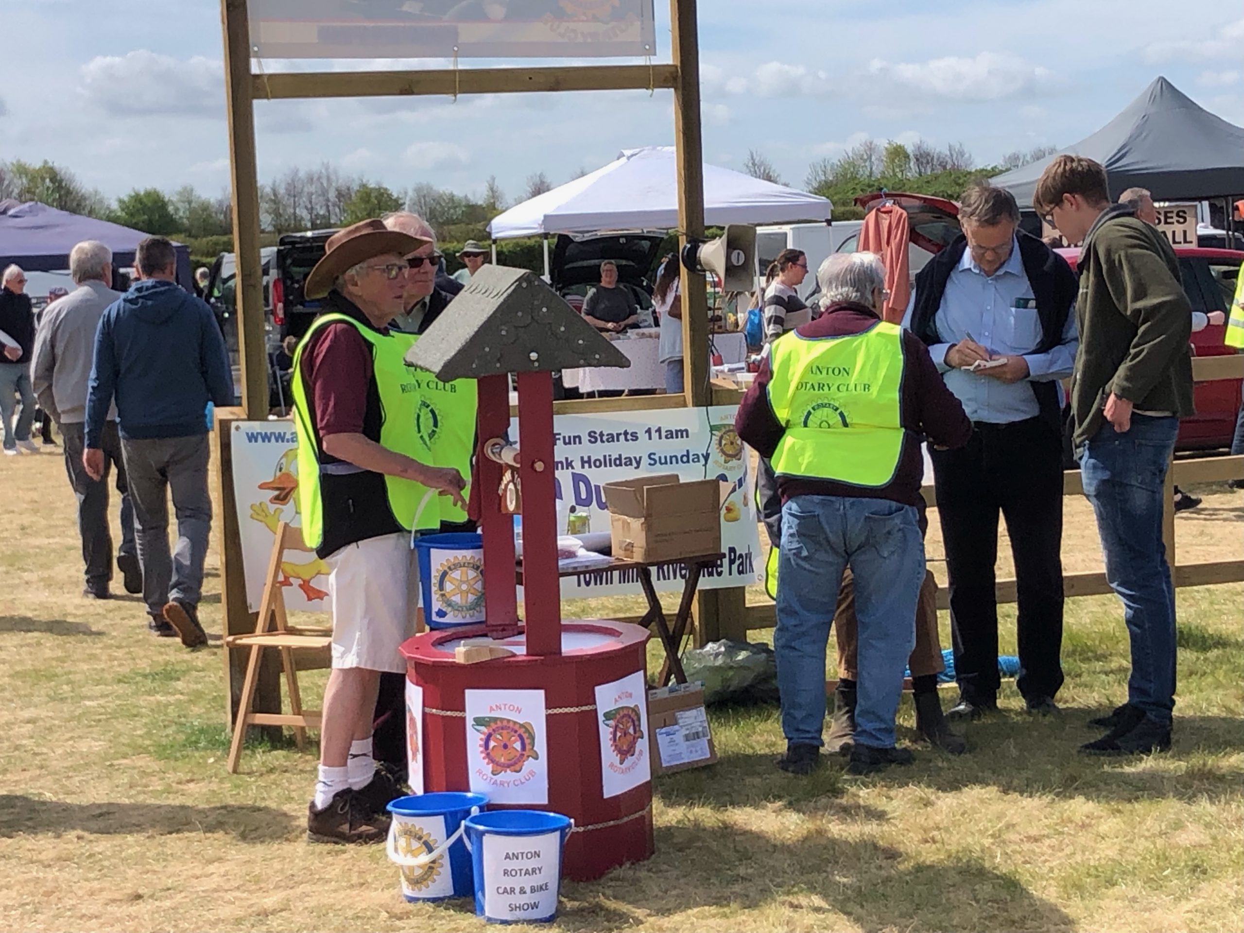 Anton Rotary Club successful car show at The Weyhill Car Boot venue