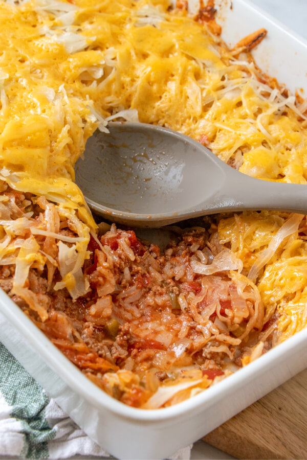 Stuffed Cabbage Roll Casserole Great Flavor Without the Work