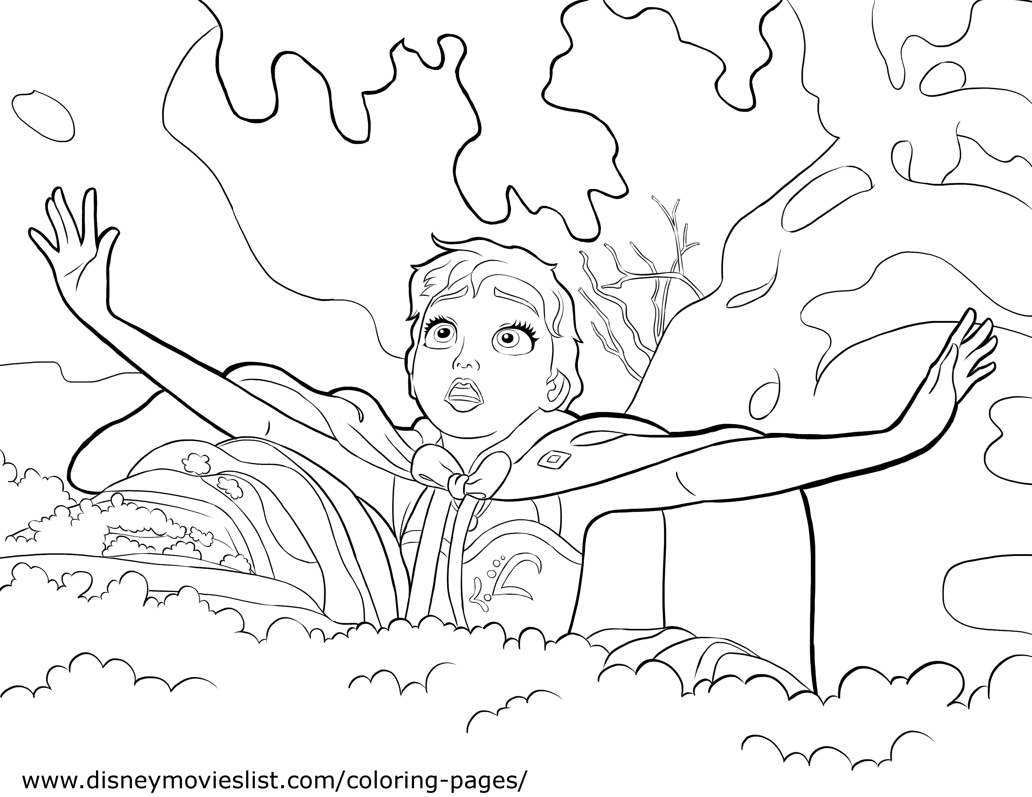 Coloring Page The Frozen Coloring Pages Free Page Elsa Awesome 32