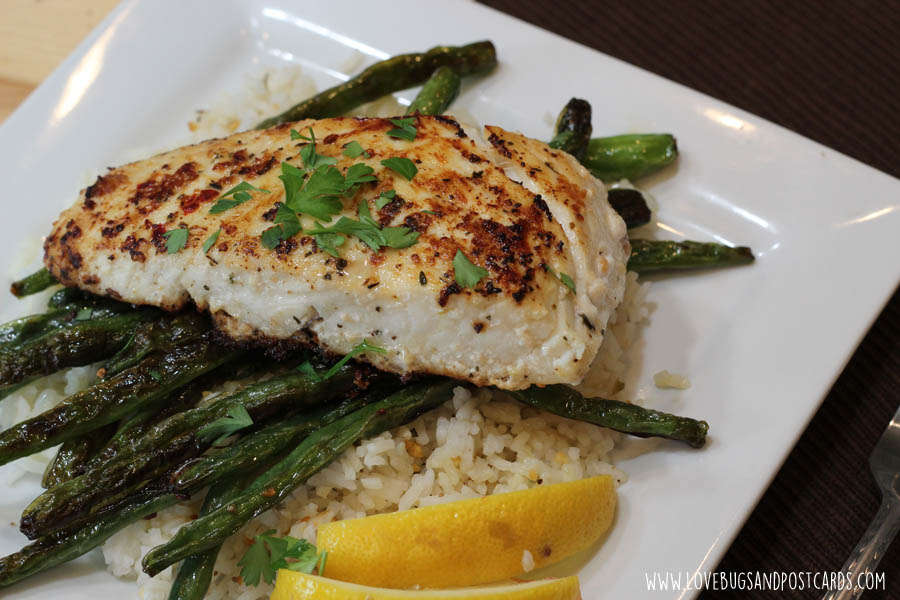 Pan Seared Halibut Recipe with Sautéed Green Beans Cooking With Teens