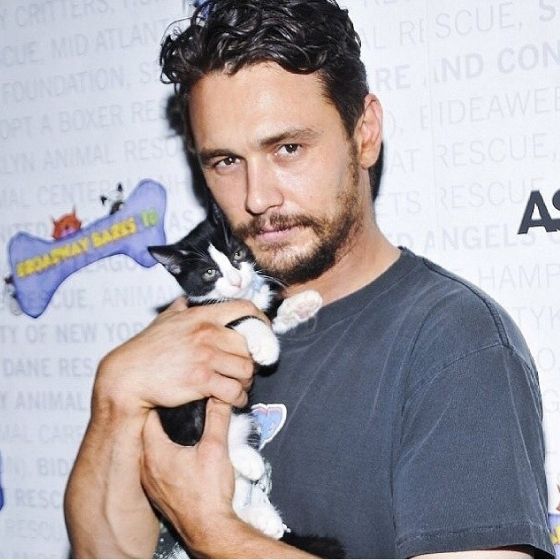 James Franco a true cat guy! LoveCATS World